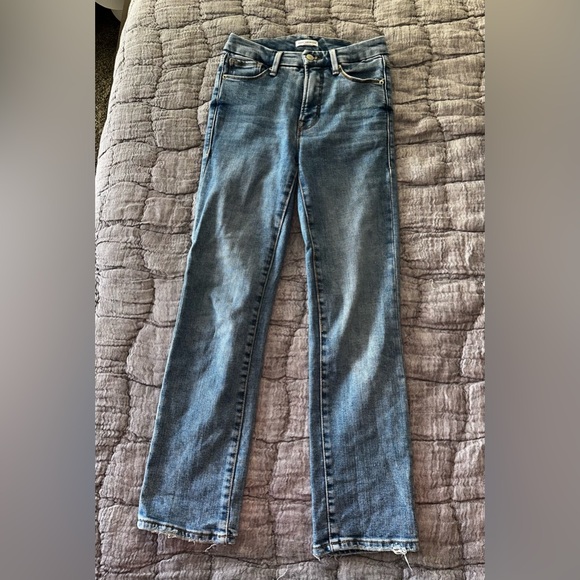 Good American - High Rise - Good Legs Straight Legs - Indigo205 - Size 00 (24) - Picture 3 of 3